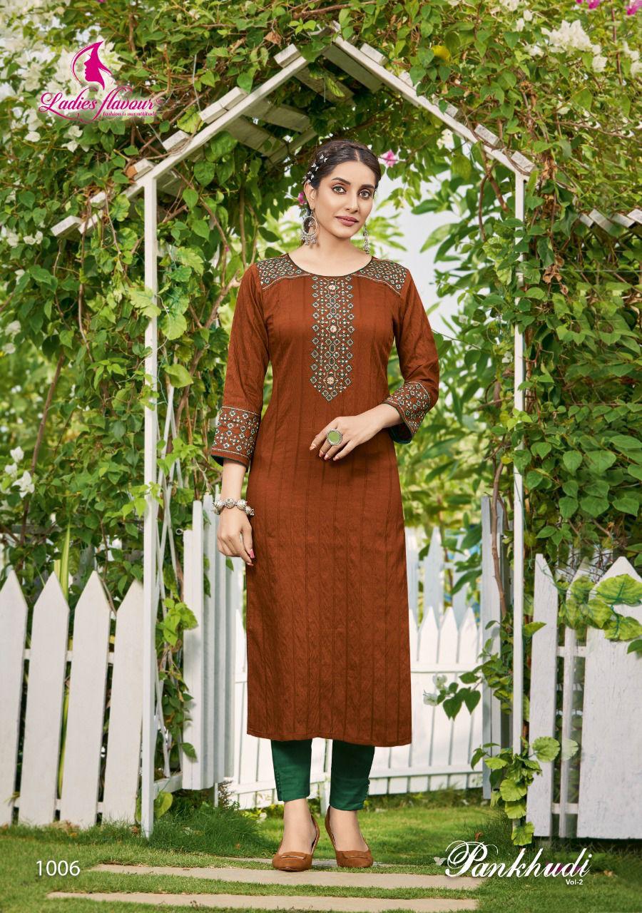 Ladies Flavour Pankhudi 2 New Fancy Designer Ethnic Wear Latest Kurti Collection